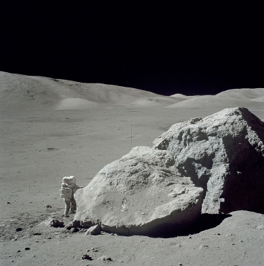 EVA während der Apollo 17-Mission, 1972 (Public Domain)